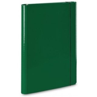 TECZKA SKRZYDŁOWA Z GUMKĄ A4 40mm ZIELONA