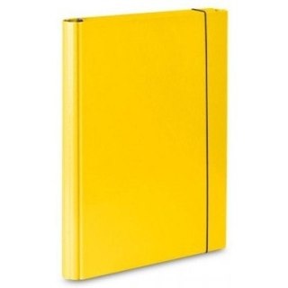 TECZKA SKRZYDŁOWA Z GUMKĄ A4 40mm ŻÓŁTA