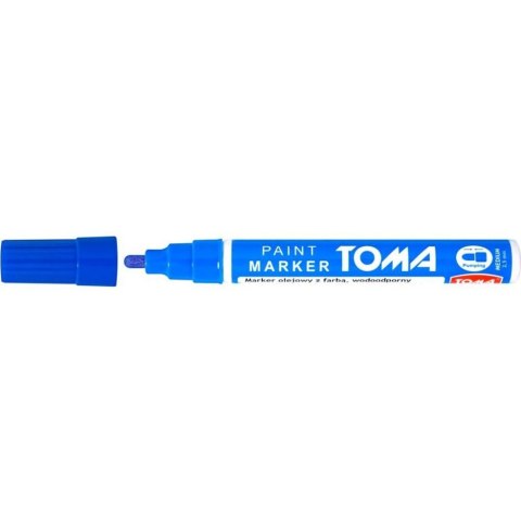 Marker olejowy TO-440 grubość 2.5mm niebieski TOMA Marker olejowy TO-440 grubość 2.5mm niebieski TOMA