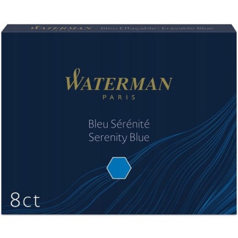 Naboje WATERMAN niebieskie (8szt.) S0110860 Naboje WATERMAN niebieskie (8szt.) S0110860