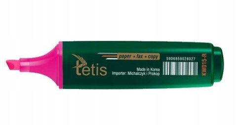 Zakreślacze neonowe komplet 4szt. KW015-M4 TETIS Zakreślacze neonowe komplet 4szt. KW015-M4 TETIS