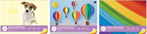 Blok rysunkowy kolorowy A3 20k INTERDRUK Blok rysunkowy kolorowy A3 20k INTERDRUK