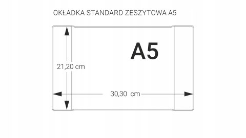 Okładka zeszytowa A5 - 212 bezbarwna (50szt.) OZK-01-02 BIURFOL Okładka zeszytowa A5 - 212 bezbarwna (50szt.) OZK-01-02 BIURFOL