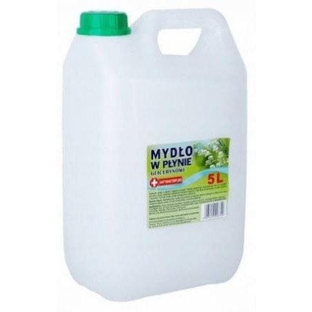 Mydło w płynie 5L antybakteryjne białe perłowe 185104 Mydło w płynie 5L antybakteryjne białe perłowe 185104