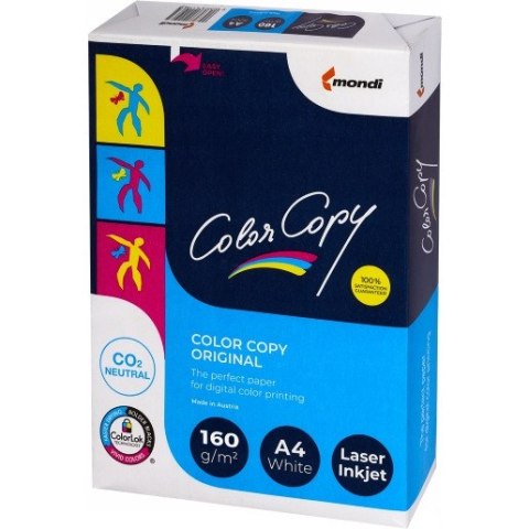 Papier ksero COLOR COPY A4 160g/m² – idealny do certyfikatów, broszur i dokumentów premium.