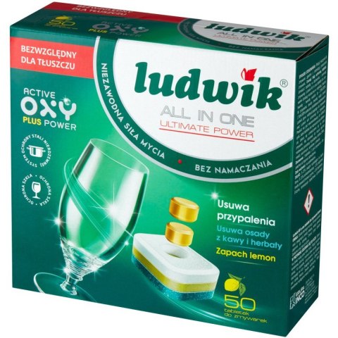 Tabletki do zmywarki (50tabletek) LEMON ALL IN ONE LUDWIK 211648 Tabletki do zmywarki (50tabletek) LEMON ALL IN ONE LUDWIK 211648