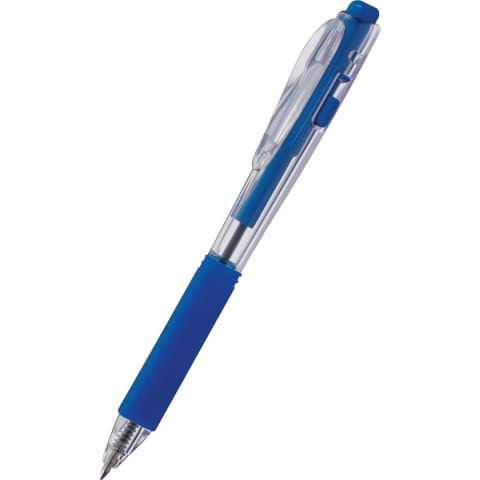 Długopis PENTEL BK437 z gumowym uchwytem automatyczny niebieski Długopis PENTEL BK437 z gumowym uchwytem automatyczny niebieski