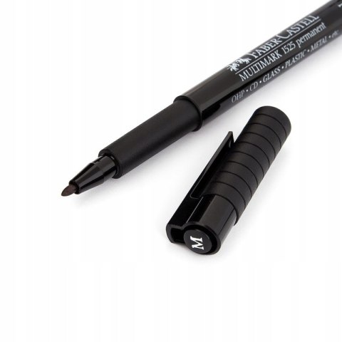Foliopis z gumką OHP MULTIMARK M 1.0mm czarny 152599 FABER-CASTELL Foliopis z gumką OHP MULTIMARK M 1.0mm czarny 152599 FABER-CASTELL