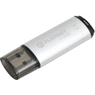 Pamięć USB-A 64GB PLATINET X-DEPO USB 2.0 srebrny (43613)