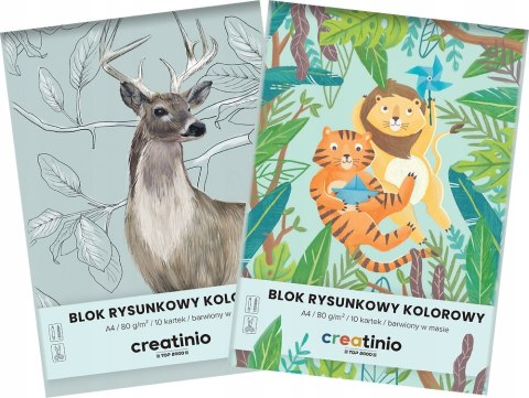 Blok rysunkowy A4 10k kolorowy CREATINIO 400176665 TOP 2000 Blok rysunkowy A4 10k kolorowy CREATINIO 400176665 TOP 2000