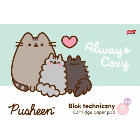 Blok techniczny A4 10k biały 190g. PUSHEEN Unipap Blok techniczny A4 10k biały 190g. PUSHEEN Unipap
