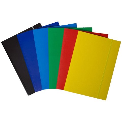Teczka kartonowa z gumką A4 żółta 100553870 BANTEX Teczka kartonowa z gumką A4 żółta 100553870 BANTEX