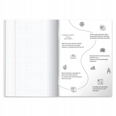 Zeszyt A5 60k kratka GEOGRAFIA 9577354 HERLITZ Zeszyt A5 60k kratka GEOGRAFIA 9577354 HERLITZ