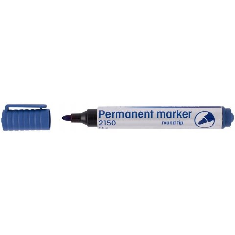 Marker permanentny 2150 niebieski okrągła końcówka 110167 D.RECT Marker permanentny 2150 niebieski okrągła końcówka 110167 D.RECT