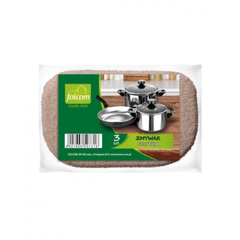 Zmywak frotka (3 sztuki) FOLCOM ZM31/21 Zmywak frotka (3 sztuki) FOLCOM ZM31/21