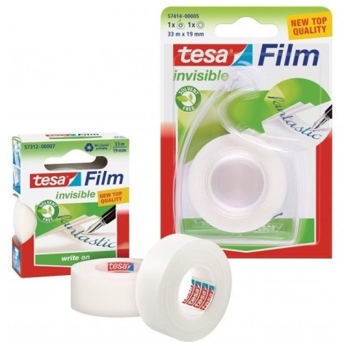 Taśma biurowa TESAfilm INVISIBLE 19x33m+Dyspenser Easy Cut 57414-00005 Taśma biurowa TESAfilm INVISIBLE 19x33m+Dyspenser Easy Cut 57414-00005