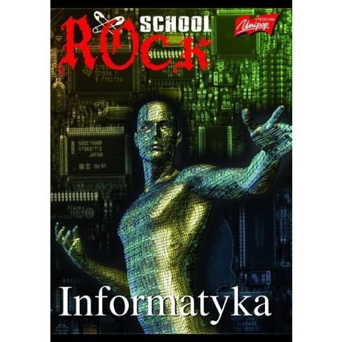 Zeszyt A5 60k kratka INFORMATYKA laminowany UNIPAP Zeszyt A5 60k kratka INFORMATYKA laminowany UNIPAP