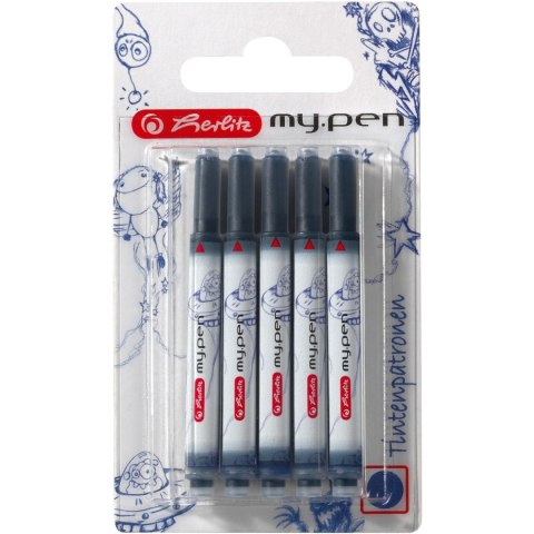 Naboje MY PEN niebieskie (5) 10999852 HERLITZ Naboje MY PEN niebieskie (5) 10999852 HERLITZ