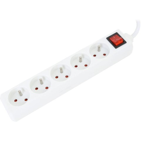 Listwa zasilająca 5g/1,5m biała OMEGA 16A/3500W uziemienie (41342) Listwa zasilająca 5g/1,5m biała OMEGA 16A/3500W uziemienie (41342)