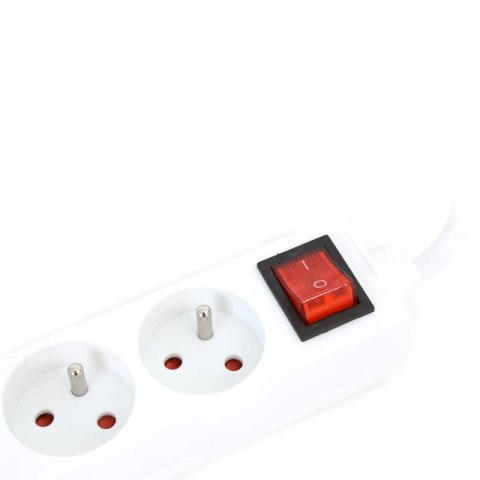 Listwa zasilająca 5g/1,5m biała OMEGA 16A/3500W uziemienie (41342) Listwa zasilająca 5g/1,5m biała OMEGA 16A/3500W uziemienie (41342)
