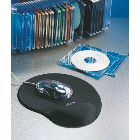 Podkładka żelowa pod mysz ESSELTE DATALINE czarna 67106 Podkładka żelowa pod mysz ESSELTE DATALINE czarna 67106