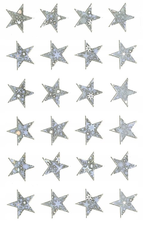 Naklejki Z-Design foliowe - srebrne gwiazdy 52256 AVERY ZWECKFORM Naklejki Z-Design foliowe - srebrne gwiazdy 52256 AVERY ZWECKFORM