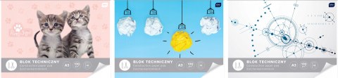 Blok techniczny A3 10k INTERDRUK Blok techniczny A3 10k INTERDRUK