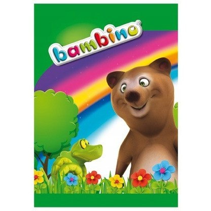 Zeszyt A5 16k 3linia kolorowa laminowany BAMBINO Zeszyt A5 16k 3linia kolorowa laminowany BAMBINO