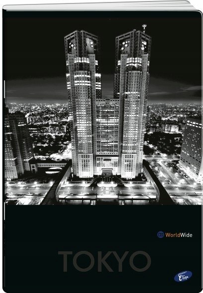 Zeszyt A5 80k kratka okładka miękka CITIES BY NIGHT EL-M1-080-KA5 ELISA Zeszyt A5 80k kratka okładka miękka CITIES BY NIGHT EL-M1-080-KA5 ELISA