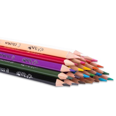 Kredki ołówkowe trójkątne COLORUN 24 kolorów EC00320 DELI Kredki ołówkowe trójkątne COLORUN 24 kolorów EC00320 DELI