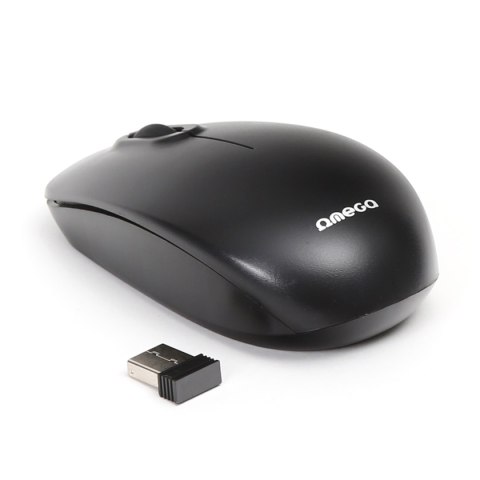 Mysz OMEGA bezprzewodowa optyczna 1200dpi USB czarna (42861) Mysz OMEGA bezprzewodowa optyczna 1200dpi USB czarna (42861)