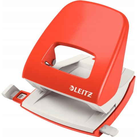 Dziurkacz 5008 LEITZ duży metalowy 30 kartek jasno czerwony 50080020 Dziurkacz 5008 LEITZ duży metalowy 30 kartek jasno czerwony 50080020