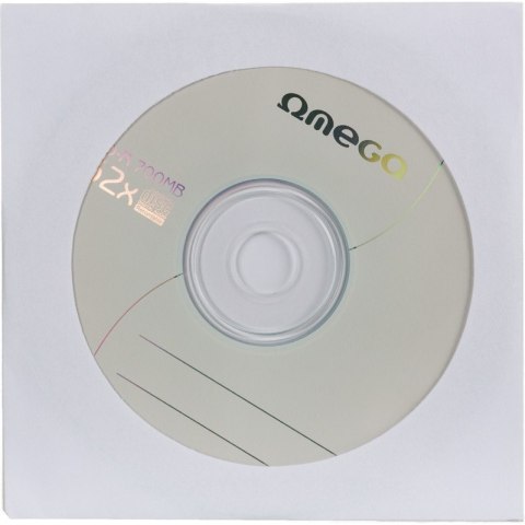 Płyta CD-R 700MB OMEGA 52x koperta (10szt) (56996) Płyta CD-R 700MB OMEGA 52x koperta (10szt) (56996)
