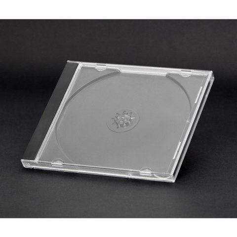 Pudełko na płytę CD jewel 10,4mm czarna taca (10szt) NATUNA (56928)