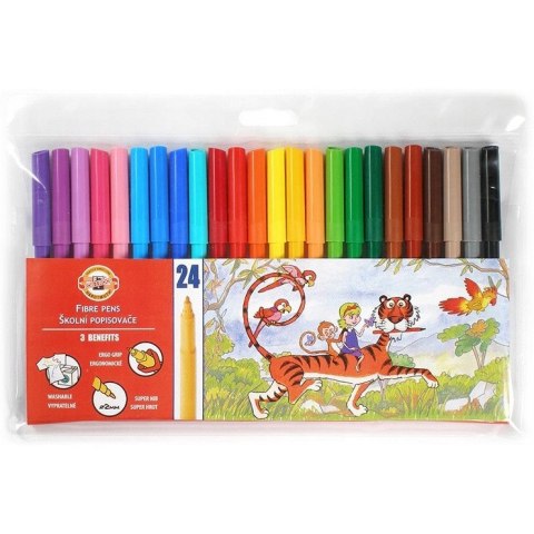 Flamastry 24 kol. 771002/BD04 KOH-I-NOOR Flamastry 24 kol. 771002/BD04 KOH-I-NOOR