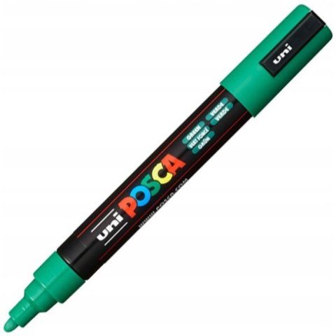 Marker z farbą plakatową UNI Posca PC-5M, nr.6 zielony Marker z farbą plakatową UNI Posca PC-5M, nr.6 zielony