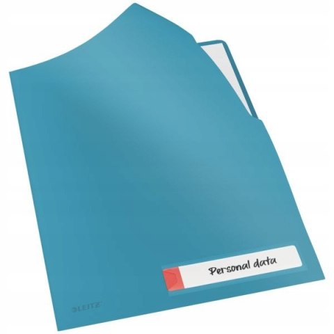 Folder A4 z kieszonką na etykietę, niebieski 47080061 LEITZ Folder A4 z kieszonką na etykietę, niebieski 47080061 LEITZ
