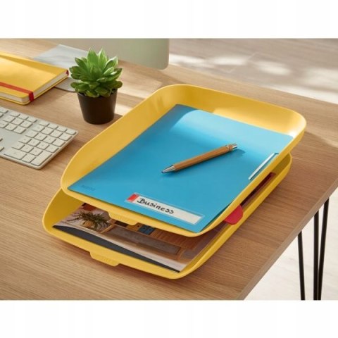 Folder A4 z kieszonką na etykietę, niebieski 47080061 LEITZ Folder A4 z kieszonką na etykietę, niebieski 47080061 LEITZ
