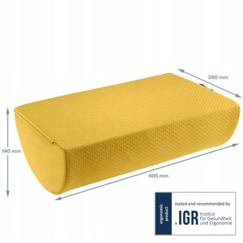 Podnóżek Leitz Ergo Cosy żółty 53710019 Podnóżek Leitz Ergo Cosy żółty 53710019