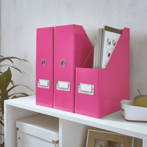 Pojemnik na czasopisma LEITZ CLICK&STORE różowy 60470023 Pojemnik na czasopisma LEITZ CLICK&STORE różowy 60470023