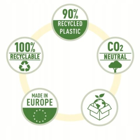 Przekładki Recycle 1 - 20, A4, PP, czarne 12110000 LEITZ Przekładki Recycle 1 - 20, A4, PP, czarne 12110000 LEITZ