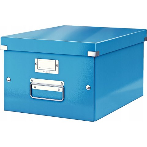 Pudełko do przechowywania Click&Store A4 WOW niebieskie 200x281x370mm 60440036 LEITZ Pudełko do przechowywania Click&Store A4 WOW niebieskie 200x281x370mm 60440036 LEITZ
