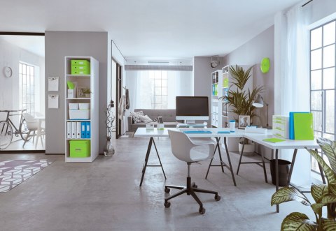 Pudełko z przegródkami LEITZ C&S duże zielone 60580054 Pudełko z przegródkami LEITZ C&S duże zielone 60580054