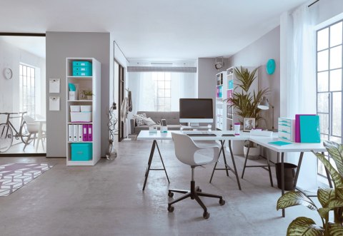Pudło uniwersalne Click&Store rozmiar L 310x320x360mm turkusowe 61080051 LEITZ WOW Pudło uniwersalne Click&Store rozmiar L 310x320x360mm turkusowe 61080051 LEITZ WOW