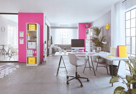 Pudło uniwersalne Click&Store rozmiar M różowe 240x260x260mm 61090023 LEITZ WOW Pudło uniwersalne Click&Store rozmiar M różowe 240x260x260mm 61090023 LEITZ WOW