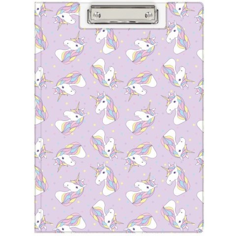 Teczka z klipem A4 z nadrukiem UNICORN KHN-04-30 BIURFOL Teczka z klipem A4 z nadrukiem UNICORN KHN-04-30 BIURFOL