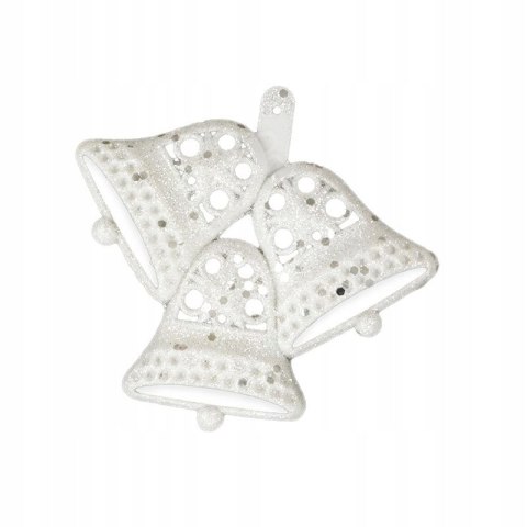 Ozdoba świąteczna dzwonki 120x11mm (2szt) 414347 TITANUM Ozdoba świąteczna dzwonki 120x11mm (2szt) 414347 TITANUM