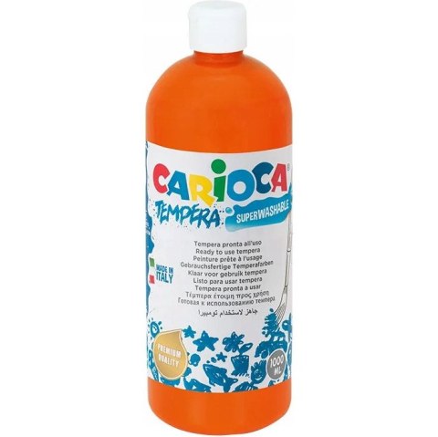 Farba CARIOCA TEMPERA 1000ml pomarańczowy 40430/11 170-1448 Farba CARIOCA TEMPERA 1000ml pomarańczowy 40430/11 170-1448