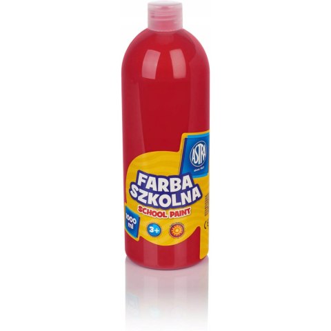 Farba szkolna Astra 1000 ml - czerwona 301217049 ASTRA Farba szkolna Astra 1000 ml - czerwona 301217049 ASTRA