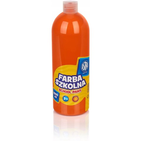 Farba szkolna Astra 1000 ml - pomarańczowa 301217060 ASTRA Farba szkolna Astra 1000 ml - pomarańczowa 301217060 ASTRA